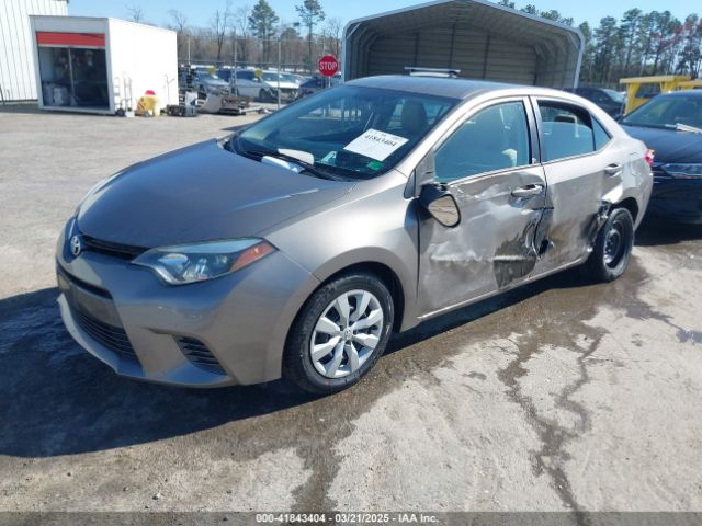 2T1BURHE8GC560916 Toyota COROLLA LE