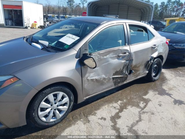 2T1BURHE8GC560916 Toyota COROLLA LE
