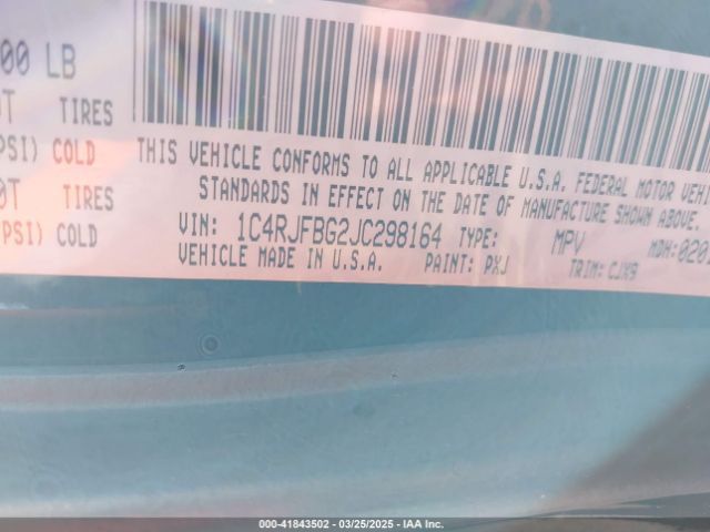 1C4RJFBG2JC298164 Jeep Grand Cherokee Limited 4x4