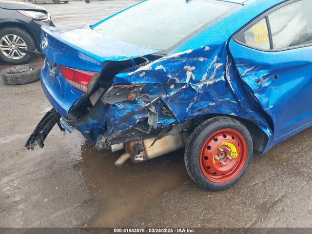 KMHD74LF6HU123080 Hyundai ELANTRA SE