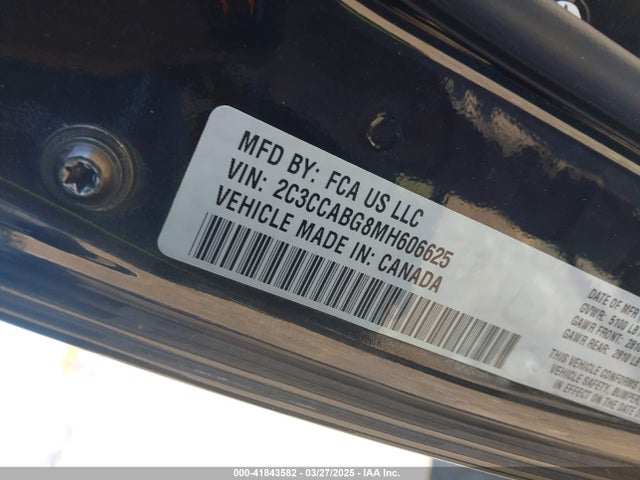 2C3CCABG8MH606625 Chrysler 300 300s