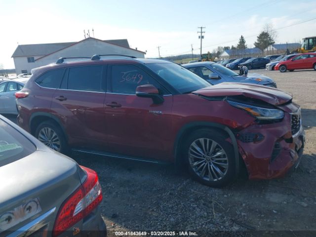 5TDEBRCH8LS005843 Toyota Highlander Hybrid Platinum