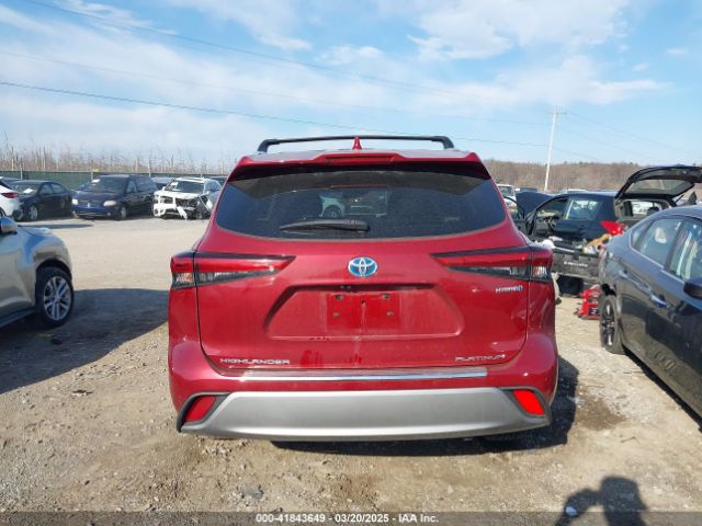 5TDEBRCH8LS005843 Toyota Highlander Hybrid Platinum
