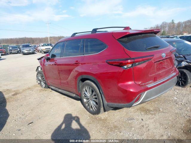 5TDEBRCH8LS005843 Toyota Highlander Hybrid Platinum