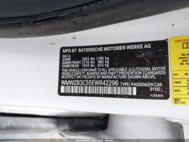 2014 MINI COUNTRYMAN WMWZB3C55EWR42296 Photo 8