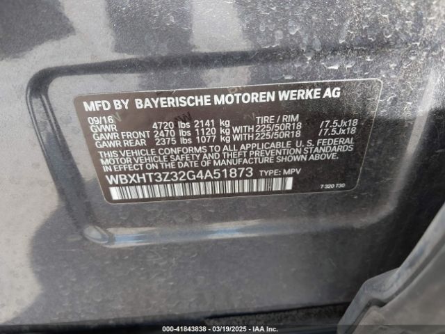 WBXHT3Z32G4A51873 BMW X1 Xdrive28i