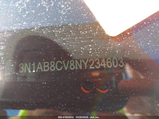 3N1AB8CV8NY234603 Nissan Sentra Sv Xtronic Cvt