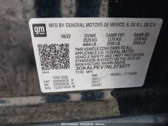 2022 GMC TERRAIN 3GKALPEV7NL271077 Photo 8