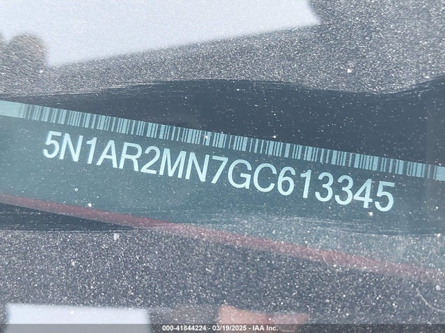 5N1AR2MN7GC613345 Nissan Pathfinder Platinum/s/sl/sv