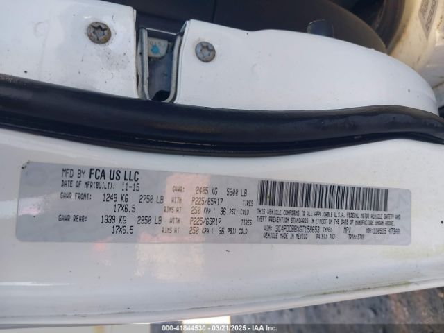 3C4PDCBBXGT158653 Dodge Journey Sxt