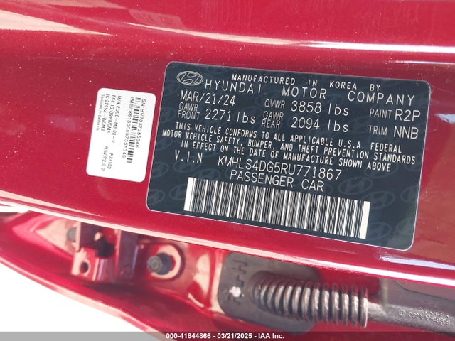 Hyundai ELANTRA SEL 2024 KMHLS4DG5RU771867 Image 9