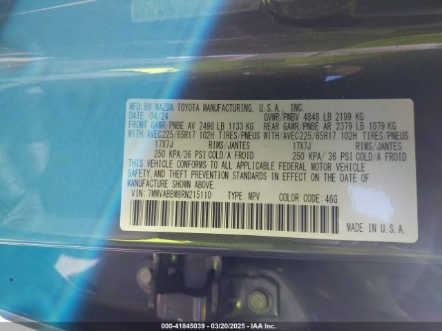 7MMVABBM8RN215110 Mazda Cx-50 2.5 S Preferred