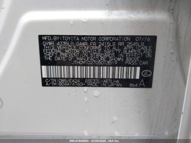 JTHCM1D27G5013519 Lexus IS 300