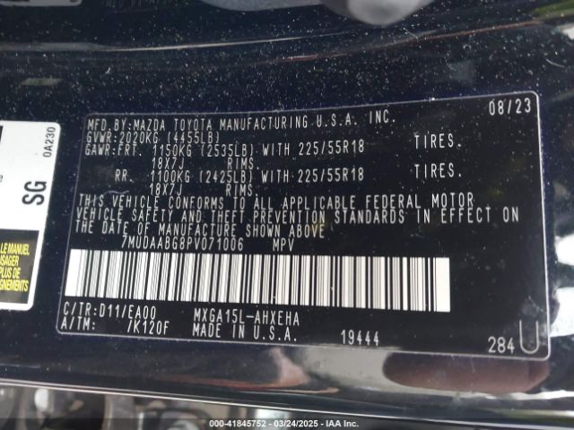 2023 TOYOTA COROLLA CROSS 7MUDAABG8PV071006 Photo 8
