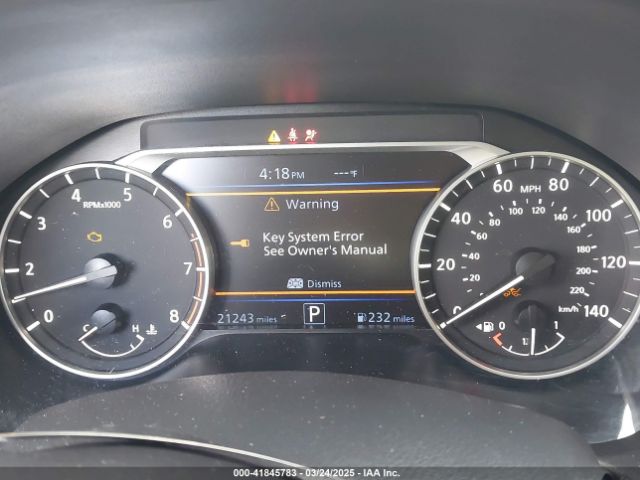 1N4BL4DV3PN379317 Nissan Altima Sv Fwd