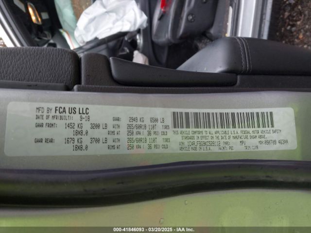 1C4RJFBG9KC529112 Jeep Grand Cherokee Limited 4x4