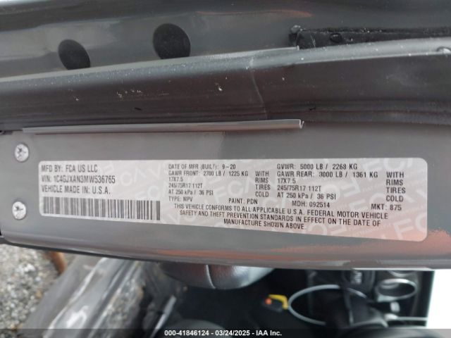 1C4GJXAN3MW536765 Jeep Wrangler Sport S 4x4