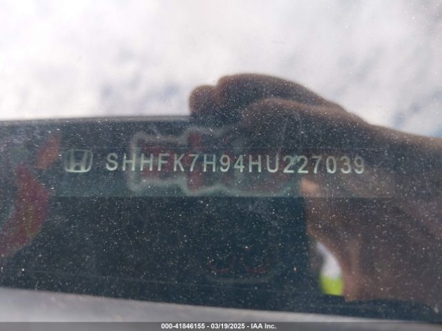SHHFK7H94HU227039 Honda Civic Sport Touring