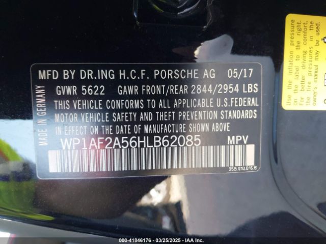 2017 PORSCHE MACAN WP1AF2A56HLB62085 Photo 8