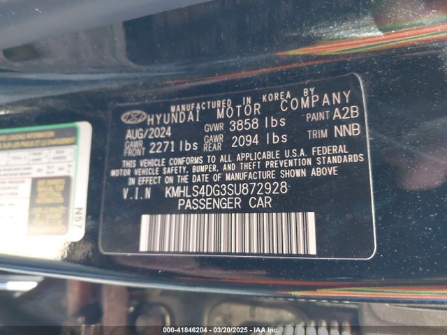 Hyundai Elantra Sel Convenience 2025 KMHLS4DG3SU872928 Image 9