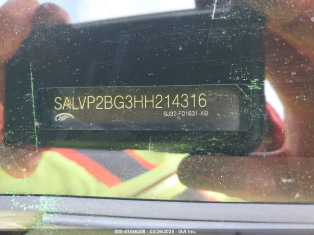 SALVP2BG3HH214316 Land Rover Range Rover Evoque Se/se Premium