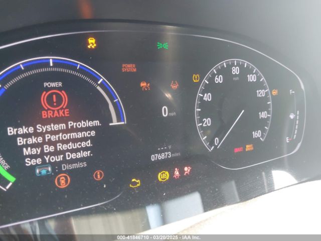 1HGCV3F5XMA010894 Honda Accord Hybrid Ex-l