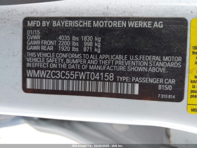 WMWZC3C55FWT04158 Mini Countryman Cooper S