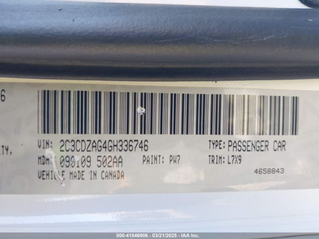 2C3CDZAG4GH336746 Dodge Challenger Sxt