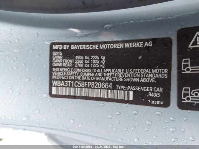 WBA3T1C58FP820664 BMW 428i Xdrive