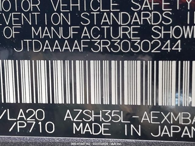 JTDAAAAF3R3030244 Toyota Crown Limited