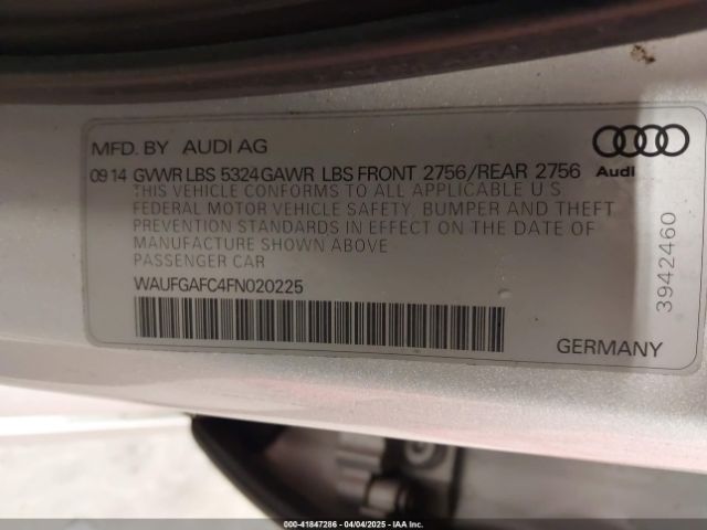 WAUFGAFC4FN020225 Audi A6 3.0t Premium Plus