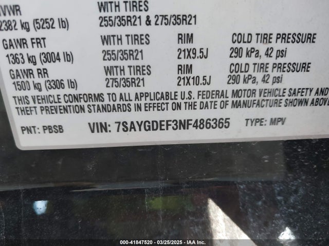 2022 TESLA MODEL Y 7SAYGDEF3NF486365 Photo 8