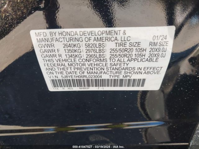 5J8YE1H06RL023004 Acura MDX A-SPEC