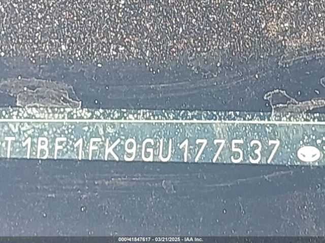 4T1BF1FK9GU177537 Toyota CAMRY XSE