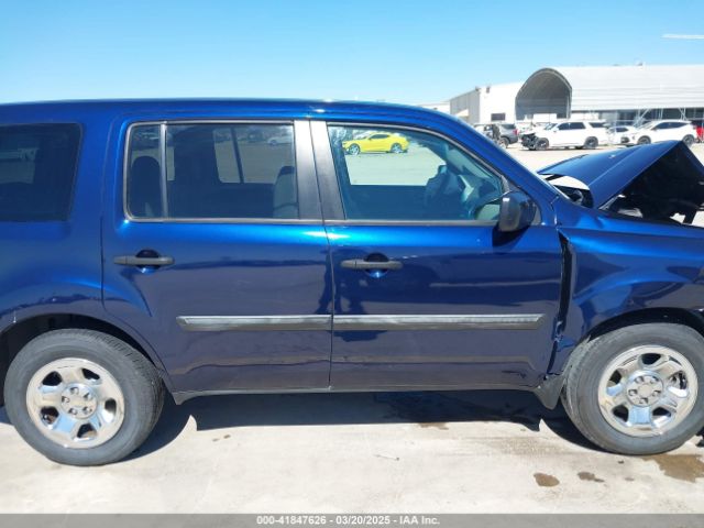 5FNYF3H23FB007463 Honda PILOT LX