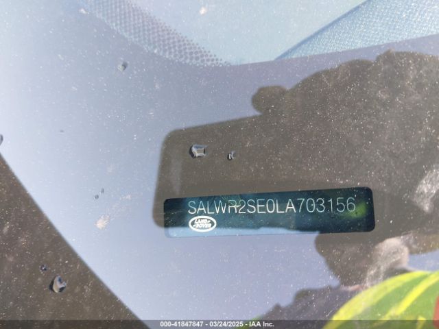 2020 LAND ROVER RANGE ROVER SPORT SALWR2SE0LA703156 Photo 8