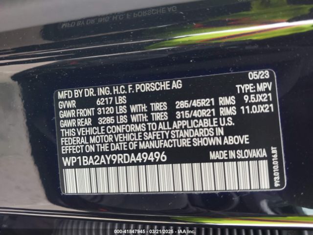 2024 PORSCHE CAYENNE COUPE WP1BA2AY9RDA49496 Photo 8