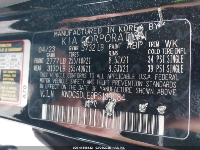 KNDC5DLE9P5139084 KIA Ev6 Gt
