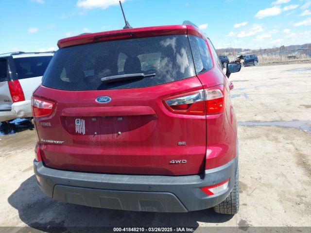 MAJ6S3GL8LC317720 Ford Ecosport Se