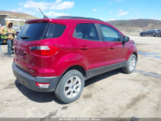 MAJ6S3GL8LC317720 Ford Ecosport Se
