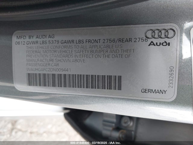 2013 AUDI A6 WAUHGAFC2DN009441 Photo 8