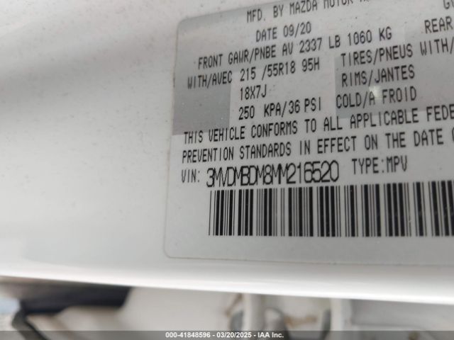 2021 MAZDA CX-30 3MVDMBDM8MM216520 Photo 8