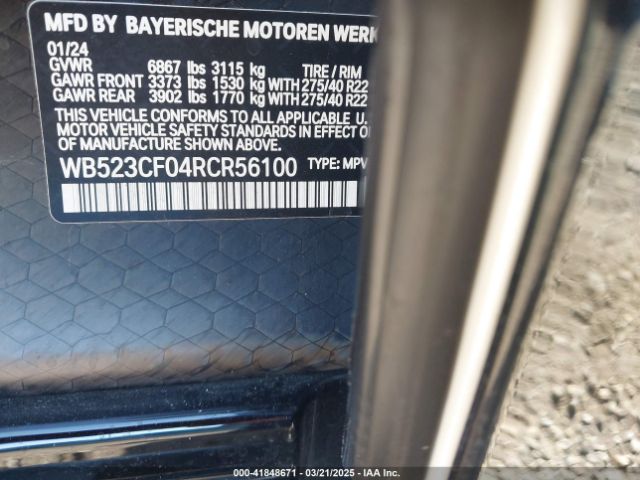 2024 BMW IX WB523CF04RCR56100 Photo 8