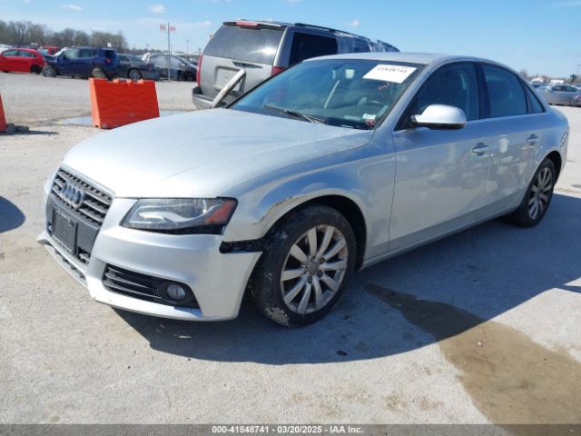 2012 AUDI A4 WAUBFAFL7CN004470 Photo 1