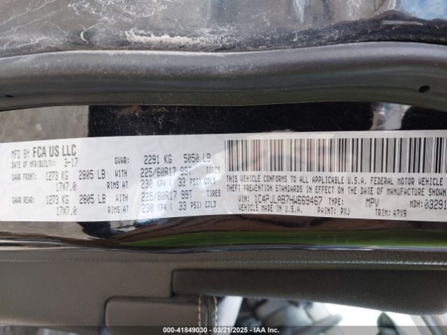 1C4PJLAB7HW669467 Jeep Cherokee