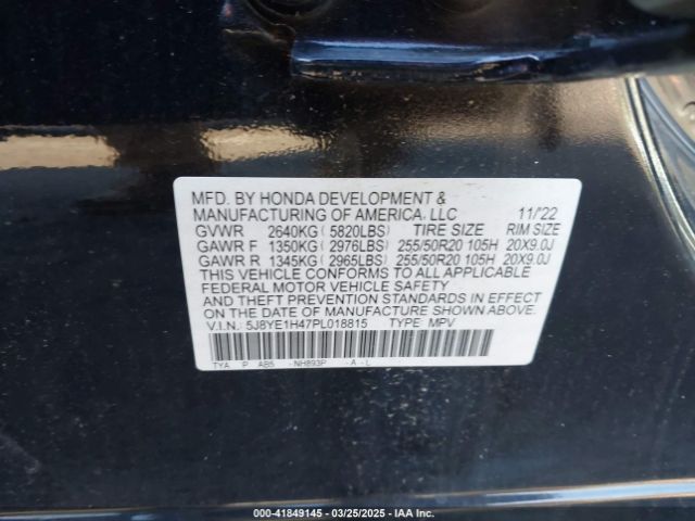 2023 ACURA MDX 5J8YE1H47PL018815 Photo 8