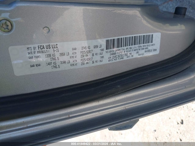 2C4RC1BG7GR157863 Chrysler Town & Country Touring