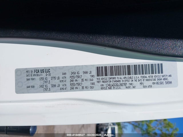 1C4BJWDG3GL282787 Jeep Wrangler Unlimited Sport