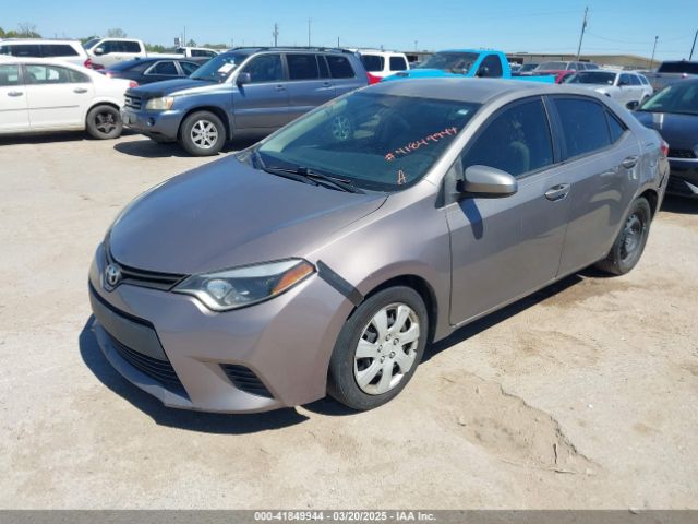 2T1BURHE2EC184193 Toyota COROLLA LE