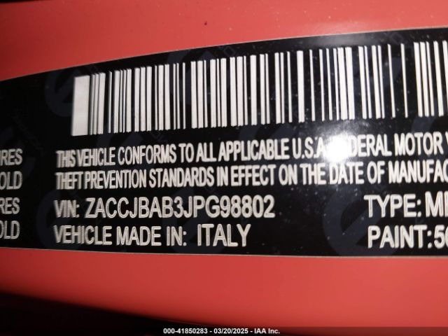 ZACCJBAB3JPG98802 Jeep Renegade Sport 4x4